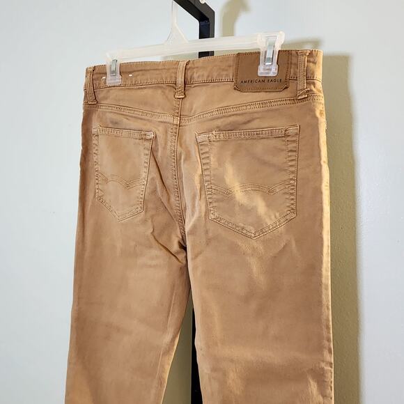 AMERICAN EAGLE EasyFlex Khaki Denim Pants, Men's 30x32 - Picture 6 of 11